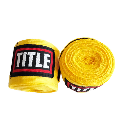 Title Hand Wraps: Yellow 4.5m